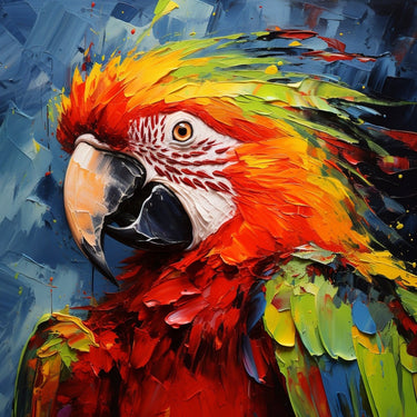 Parrot Acrylic Canvas